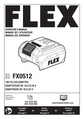 Flex FX0512 Operator's Manual