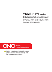 CNC YCM8-250PV Operating	 Instruction