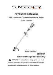 SUNSEEKER CBC7610P Operator's Manual