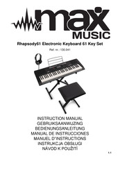 Max Music Rhapsody61 Instruction Manual