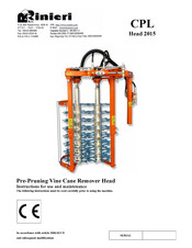 Rinieri CPL Instructions For Use And Maintenance Manual