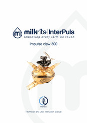 InterPuls milkrite Impulse claw 300 User Instruction Manual