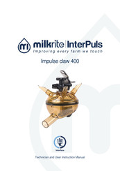 InterPuls milkrite Impulse claw 400 User Instruction Manual