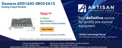 Siemens SIMADYN D 6DD1642-0BC0 EA12 User Manual