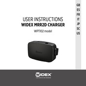 Widex WPT102 User Instructions