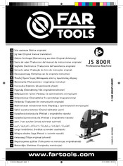 Far Tools JS 800R Original Manual