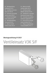 Kermi V3K F Installation Instructions Manual