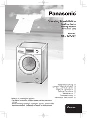 Panasonic NA-147VR2 Operating & Installation Instructions Manual
