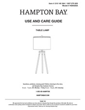 HAMPTON BAY HD6420A Use And Care Manual