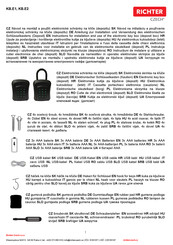 RICHER CZECH KB.E2 Instructions Manual