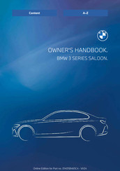 BMW 330i Saloon 2024 Owner's Handbook Manual