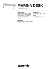 Extremis MARINA DESK Manual