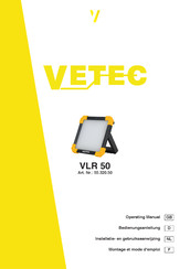 VETEC 55.320.50 Operating Manual
