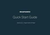Marantz SACD 10 Quick Start Manual