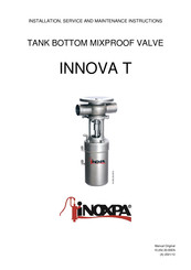 INOXPA INNOVA T Installation, Service And Maintenance Instructions