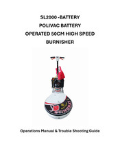 Polivac SL2000 Stingray Operations Manual & Trouble Shooting Manual