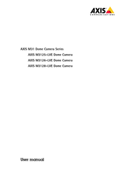 Axis M31 SERIES User Manual