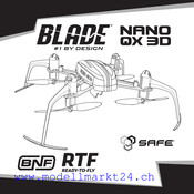 Horizon Hobby BLADE NANO QX 3D RTF Manual