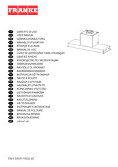 Franke FMY DRIP-FREE 60 User Manual