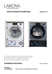 Lamona LAM8879 Installation Instructions Manual