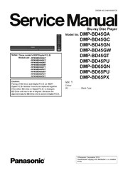 Panasonic DMP-BD65GN Service Manual