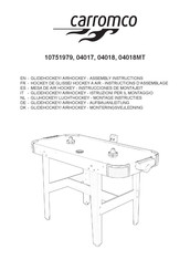 Carromco 04018MT Assembly Instructions Manual