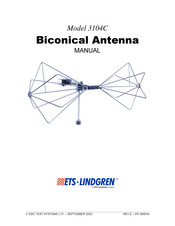 ESCO Technologies ETS-Lindgren 3104C Manual