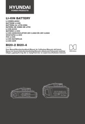 Hyundai BI20-4 User Manual