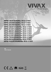 Vivax HPM-28CH84AERIs R32-1/1H3 User Manual