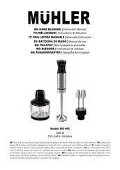 MUHLER MB-99S Instruction Manual