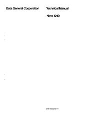 Data General 8136 Technical Manual