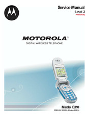 Motorola E310 Service Manual
