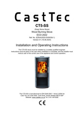 Cast Tec CT5-SS Installation And Operating Instructions Manual