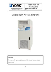 York 5941347 Installation, Operation And Maintenance Manual