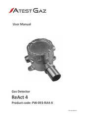 Atest Gaz ReAct 4 User Manual