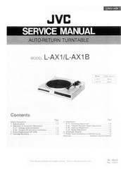 JVC L-AX1B Service Manual