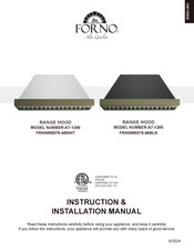 Forno FRHWM5078-48BLK Instruction & Installation Manual