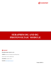Seraphim SRP BHC-BG Series Manual