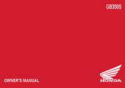 Honda CB350 2023 Owner's Manual
