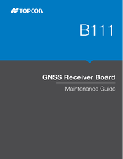 Topcon B111 Maintenance Manual