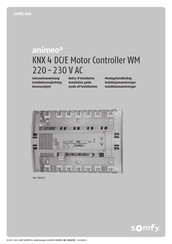 SOMFY animeo KNX 4 DC/E Installation Manual