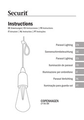 Vermes Securit COPENHAGEN LP-KO-BR Instructions Manual