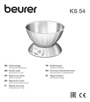 Beurer KS 54 Instructions For Use Manual