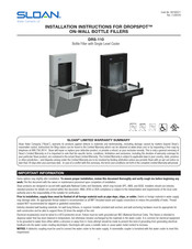 Sloan DROPSPOT DRS110-UNFIL-REF-BLK Installation Instructions Manual
