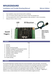 MyLocoSound Micron Series Installation And Troubleshooting Manual