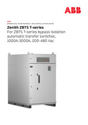 ABB Zenith ZBTS T Series Operation, Maintenance, And Installation Manual