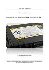 Bowers & Wilkins battery.case 908 0.8 kg Operating Instructions Manual