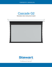 Stewart Filmscreen Cascade G2 Owner's Manual