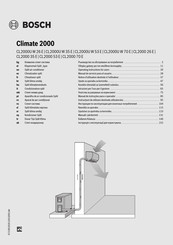 Bosch Climate 2000 Operating Instructions For Users