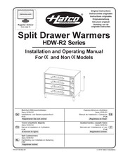 Hatco HDW-1R2 Series Installation And Operating Manual